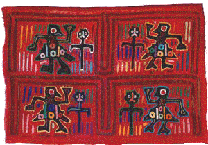 Mola inakagan mor - Tableaux Kuna - Michel Perrin - ed. Arthaud - 1998